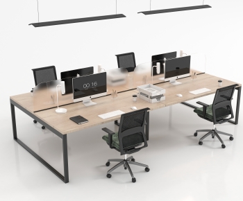 Modern Office Desk And Chair-ID:250377896