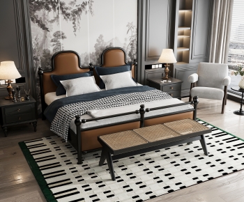 French Style Double Bed-ID:788952117