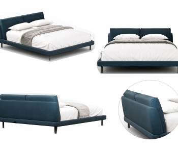 Modern Double Bed-ID:323160891