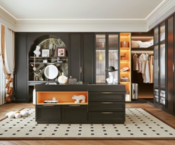 French Style Clothes Storage Area-ID:362138039