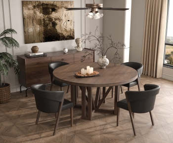 Modern Dining Table And Chairs-ID:819961078