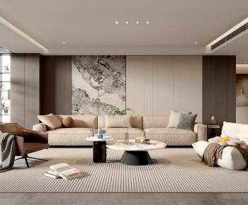 Modern A Living Room-ID:435420042