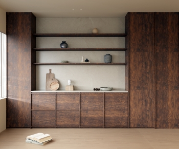 Wabi-sabi Style Decorative Cabinet-ID:228269107