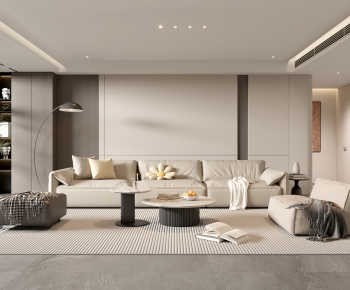 Modern A Living Room-ID:764609107