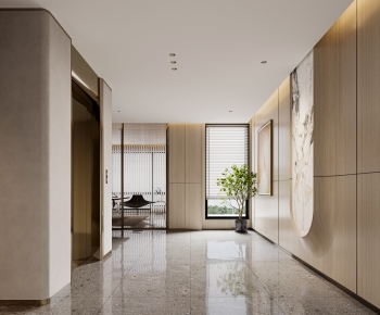 Modern Office Elevator Hall-ID:151175027