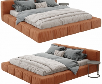 Modern Double Bed-ID:940370084