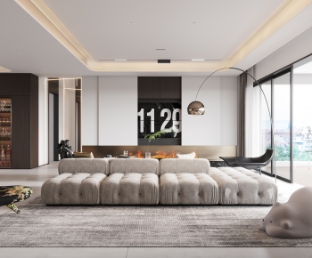 Modern A Living Room-ID:539510391