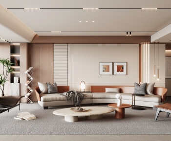 Modern A Living Room-ID:305240274