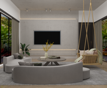 Modern A Living Room-ID:273186929