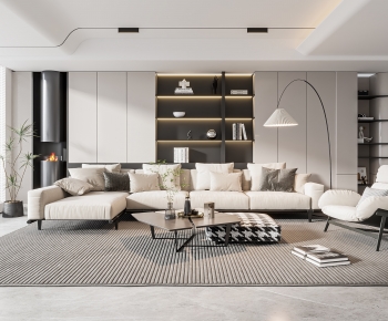 Modern A Living Room-ID:387157926