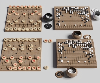 现代中国象棋 围棋 棋盘-ID:338752992
