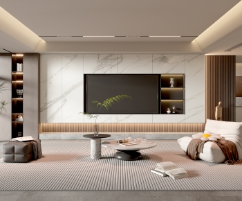 Modern A Living Room-ID:662115108