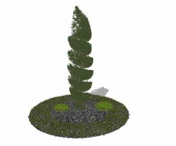 现代植物造型树-ID:805104978