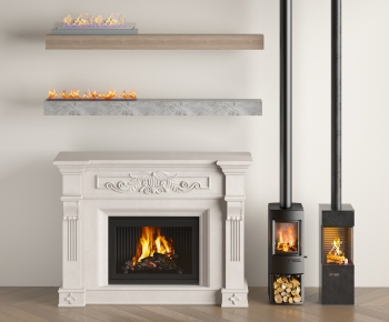 Simple European Style Fireplace-ID:431123971