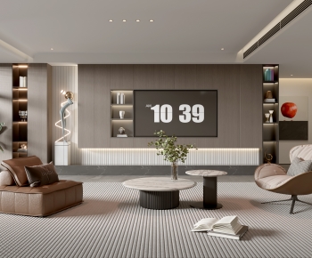 Modern A Living Room-ID:437712913