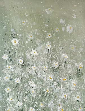 现代风手绘花卉油画-ID:5924377
