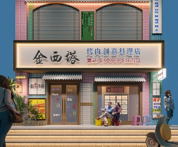 Japanese Style Facade Element-ID:818898928