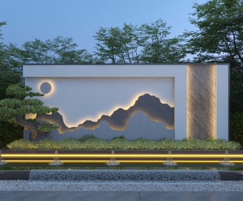 New Chinese Style Landscape Wall-ID:794889931