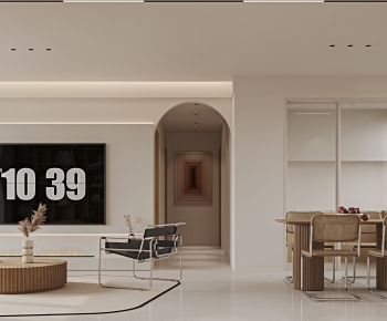 Wabi-sabi Style A Living Room-ID:988857981