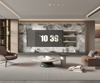 Modern A Living Room-ID:384097101