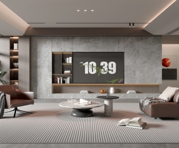 Modern A Living Room-ID:285438064