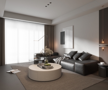 Modern A Living Room-ID:616879581