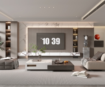 Modern A Living Room-ID:433223961