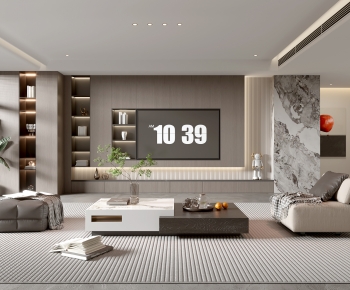 Modern A Living Room-ID:687933922