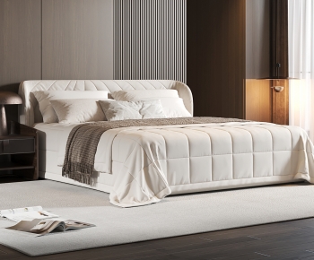 Modern Double Bed-ID:453650954