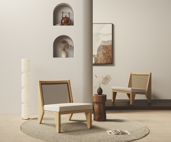 Wabi-sabi Style Lounge Chair-ID:106905946
