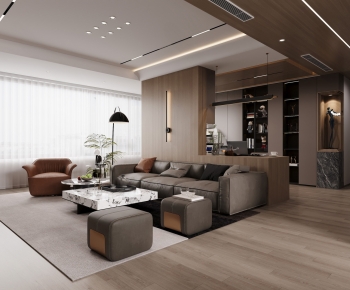Modern A Living Room-ID:355214125