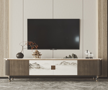 New Chinese Style TV Cabinet-ID:584819311