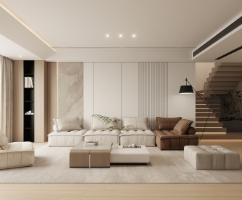 Modern A Living Room-ID:981379032