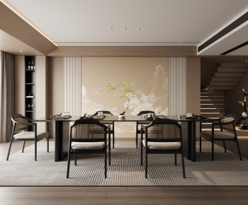 New Chinese Style Dining Room-ID:405420065