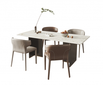 Modern Dining Table And Chairs-ID:349507093