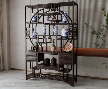 New Chinese Style Antique Rack-ID:639395005