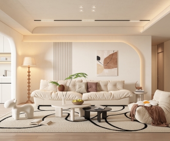 Modern A Living Room-ID:705208066
