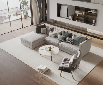 Nordic Style Sofa Combination-ID:429145105