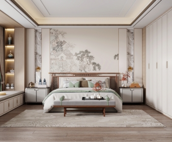 New Chinese Style Bedroom-ID:769273047