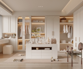 French Style Clothes Storage Area-ID:858242033