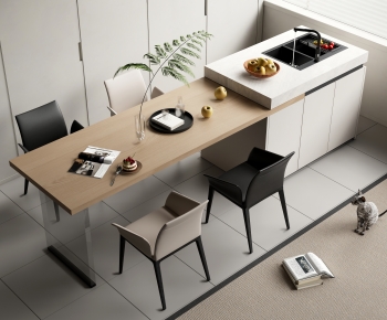 Modern Dining Table And Chairs-ID:802126886