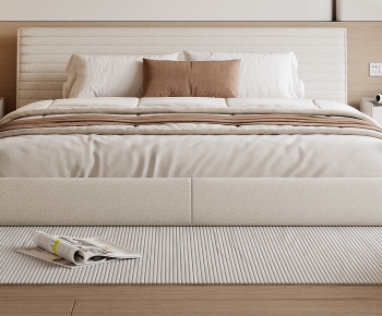 Modern Double Bed-ID:847459086