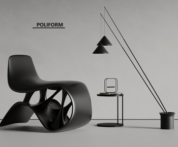 poliform现代创意休闲椅3D模型