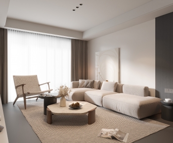 Wabi-sabi Style A Living Room-ID:942771912