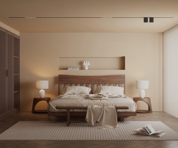 Wabi-sabi Style Bedroom-ID:900604015