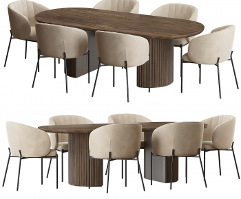 Modern Dining Table And Chairs-ID:823661092