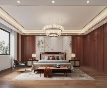 New Chinese Style Bedroom-ID:193129061