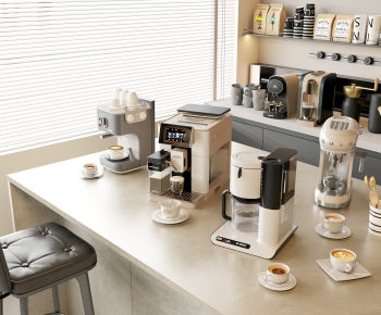现代咖啡机 磨豆机 饮水机-ID:184055093