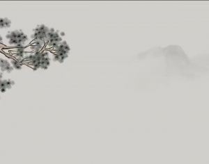 中式禅意简洁背景墙-ID:5926403