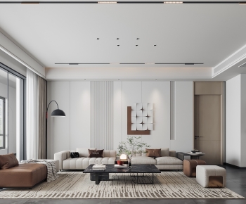 Modern A Living Room-ID:746910633